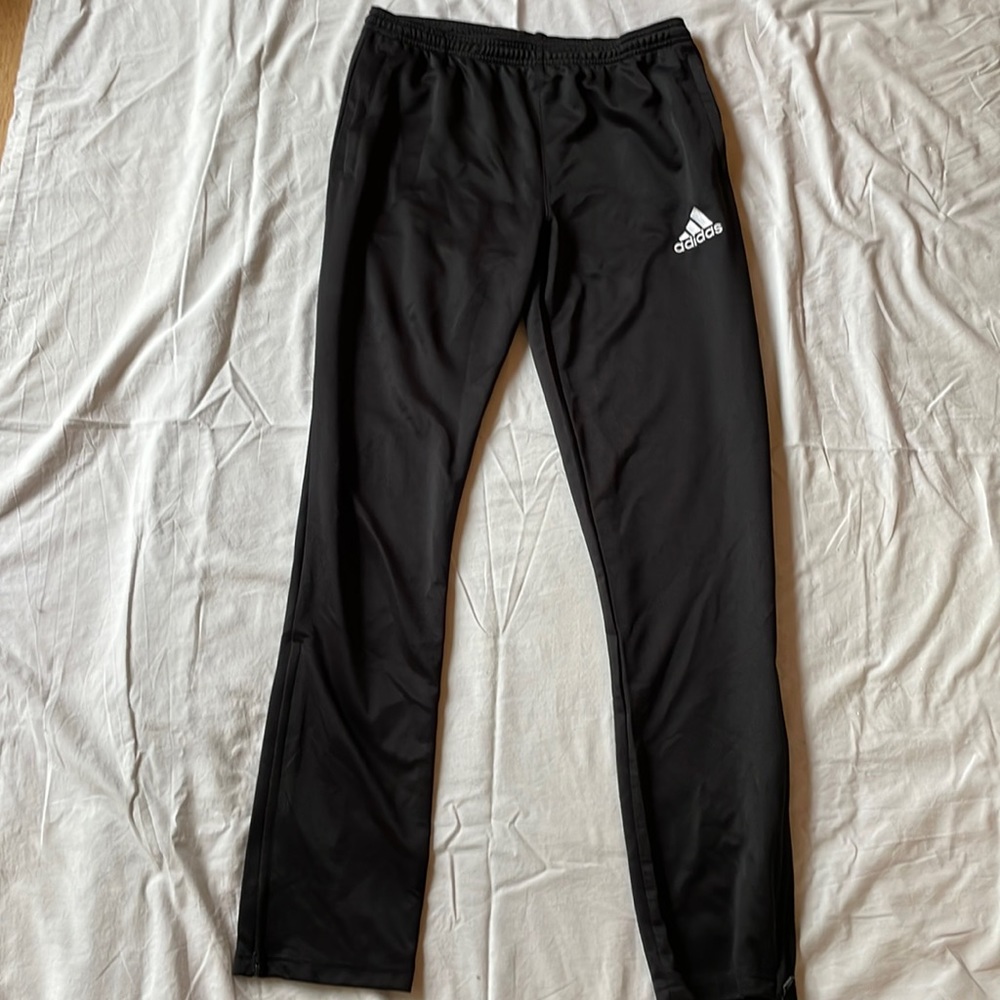 Adidas black track pants